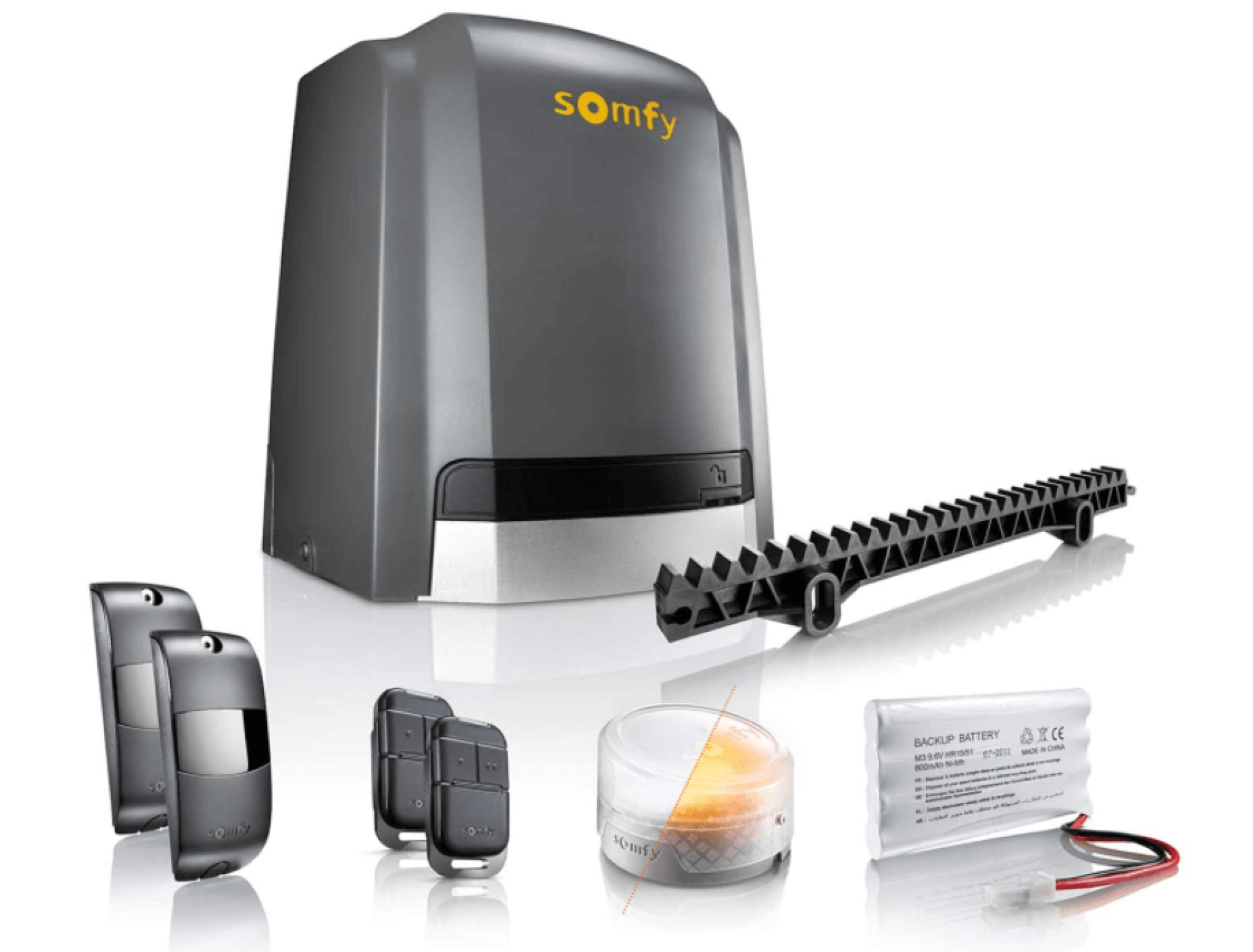 Moteur Somfy Slidymoove 600 SAV - Pour Portail Coulissant Électrique - Remplacement Moteur & Capot