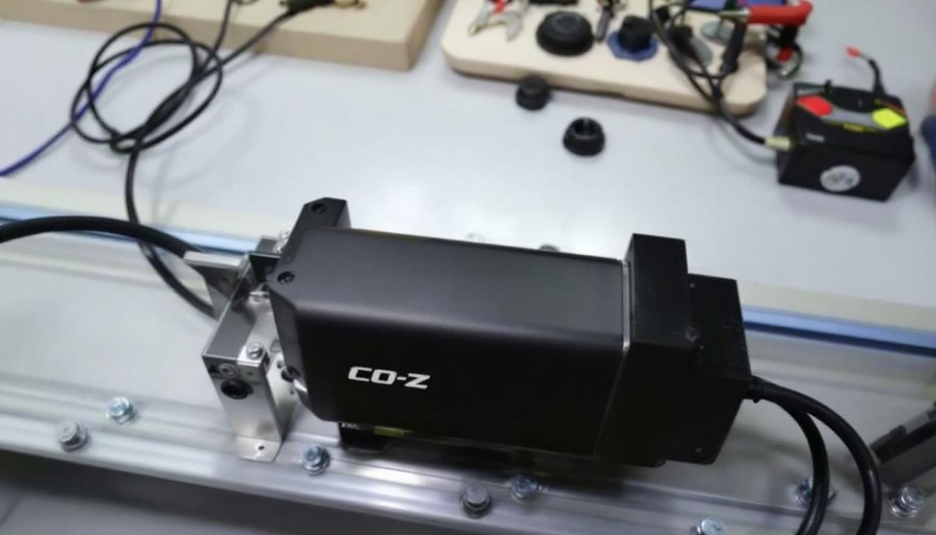 découvrez le système de motorisation co-z 280w pour portail coulissant, compatible avec des portails jusqu'à 600kg. facile à installer, il inclut 2 télécommandes pour un usage pratique et sécurisé de votre entrée.